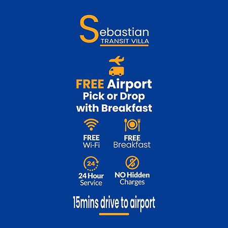 Sebastian Transit Villa With Free Shuttle Service To Airport Kotugoda 외부 사진