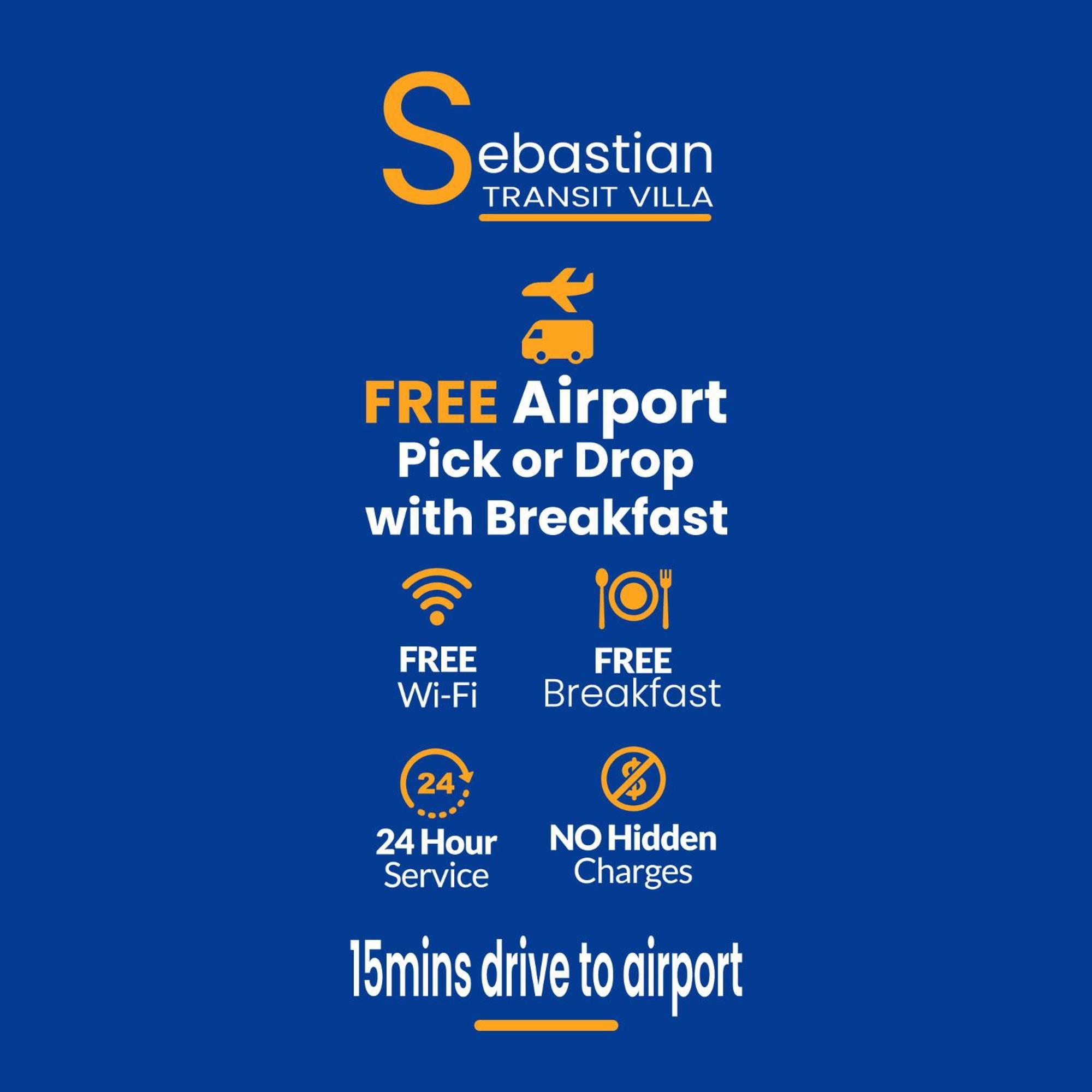 Sebastian Transit Villa With Free Shuttle Service To Airport Kotugoda 외부 사진